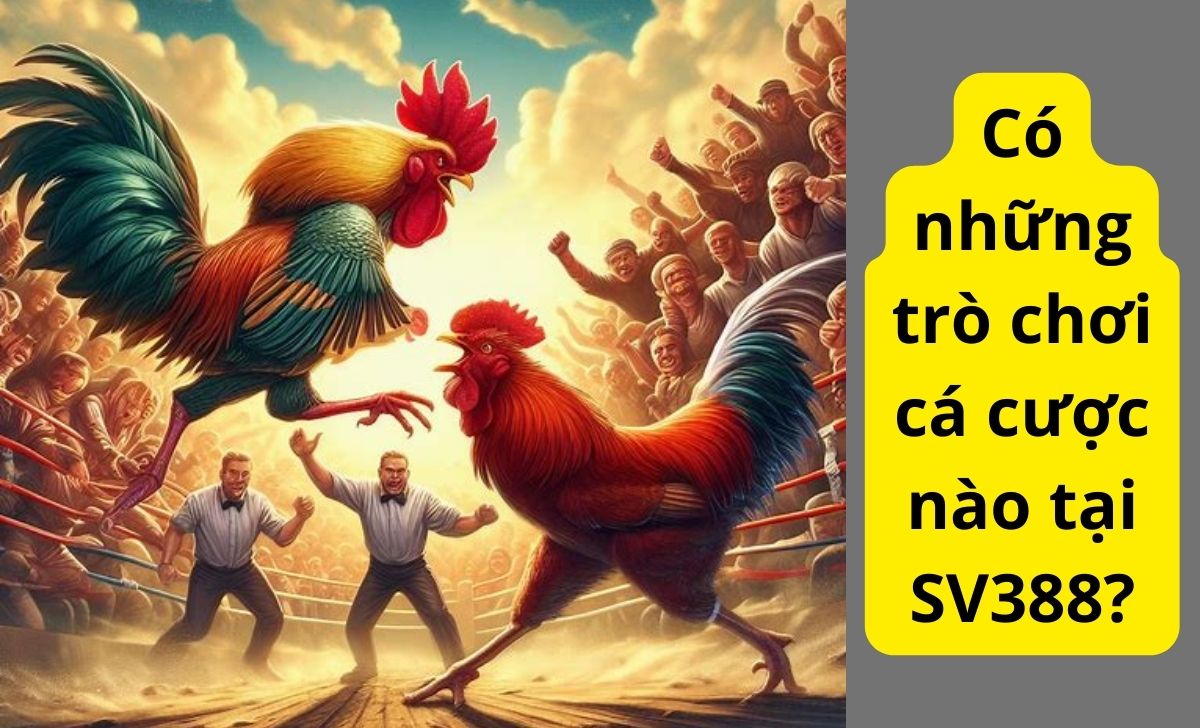Có những trò chơi cá cược nào tại SV388?